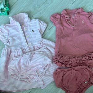 Ralph Lauren 12 & 18month baby girls clothing.